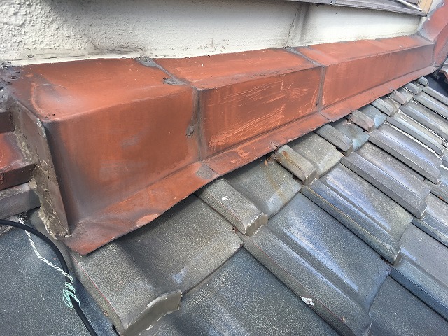 雨仕舞い板金の劣化